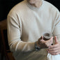 Casual Striped Knitted Sweater for Men