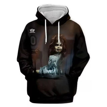 3d digital printing street men's crown sweatshirt
