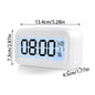Digital Alarm Clock – Battery Operated with Indoor Temperature & Light Sensor Backlight (3 colors available) Habicare