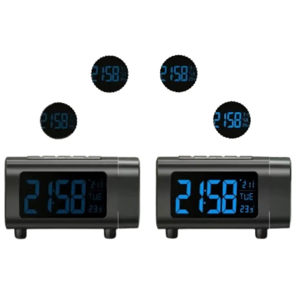 Digital Projection Alarm Clock Radio Habicare