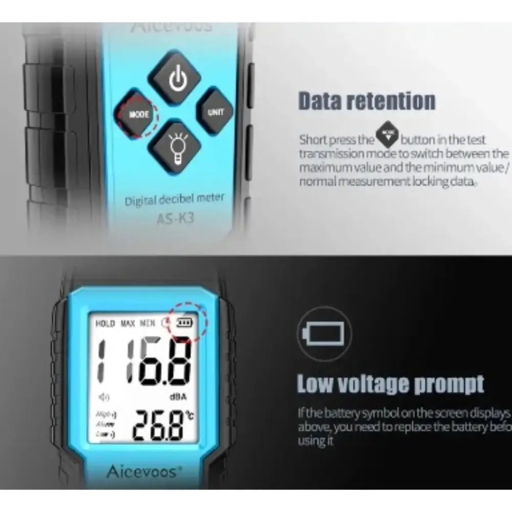 Digital Sound Level Meter Habicare