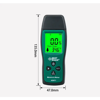 Digital Wood Moisture Meter (AS971) Habicare