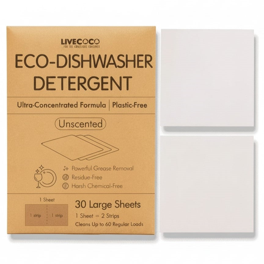 Eco-Dishwasher Detergent Sheets (60 Loads, Unscented)-0