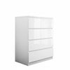 Monaco' White Chest of 4 drawers