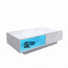 Romote' White Gloss Coffee table with RGB LED Lighting