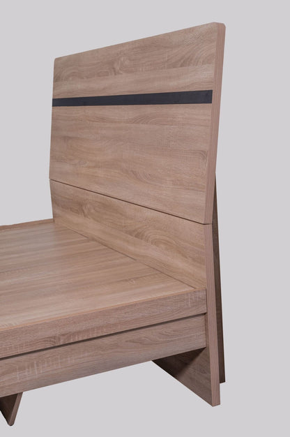 'Byron' Light Oak Bed frame with Storage King sue-e furniture