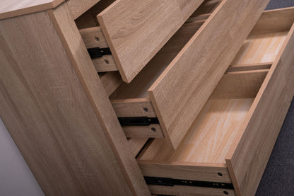 'Byron' Light Oak Low Boy sue-e furniture