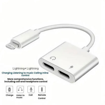 Double Lightning Y Cable Adapter 9eight5