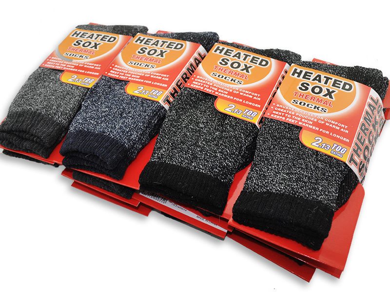 (12 Pairs) Men's Thermal Crew/Work Socks dealonline.co.nz