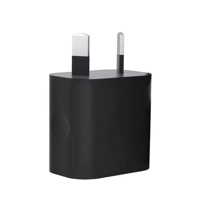 Dual USB Power Adapter Wall Plug (NZ / AUS) (Black) 9eight5