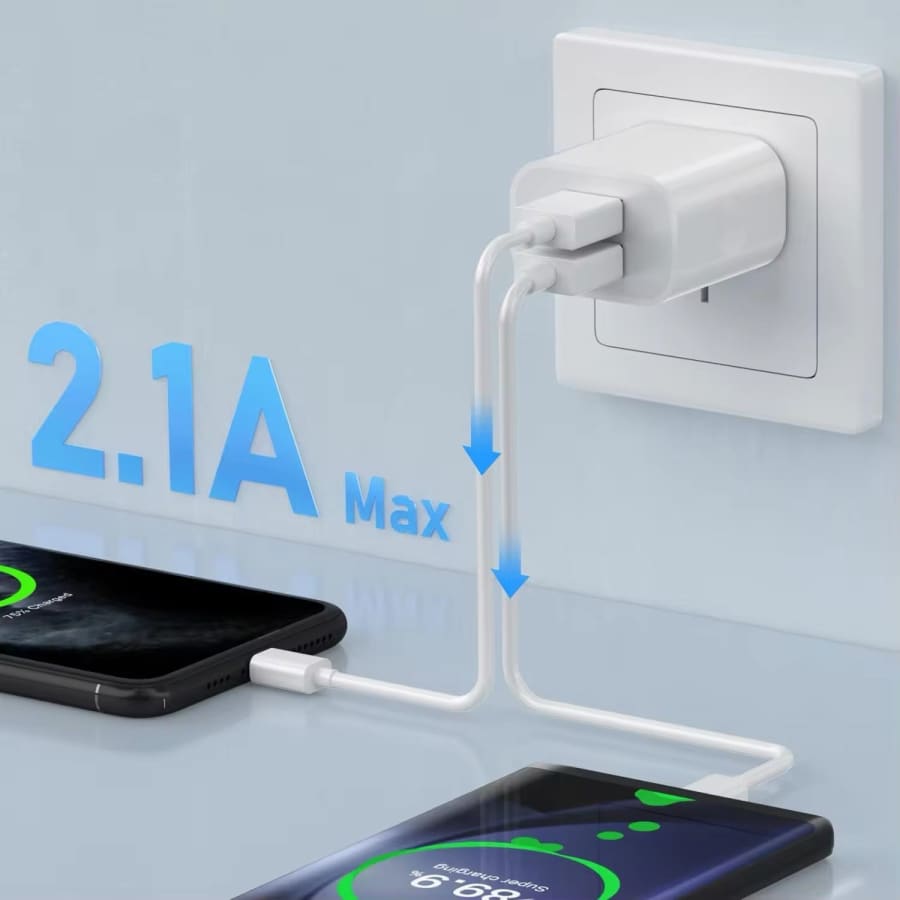 Dual USB Power Adapter Wall Plug (NZ / AUS) That Watch Shop