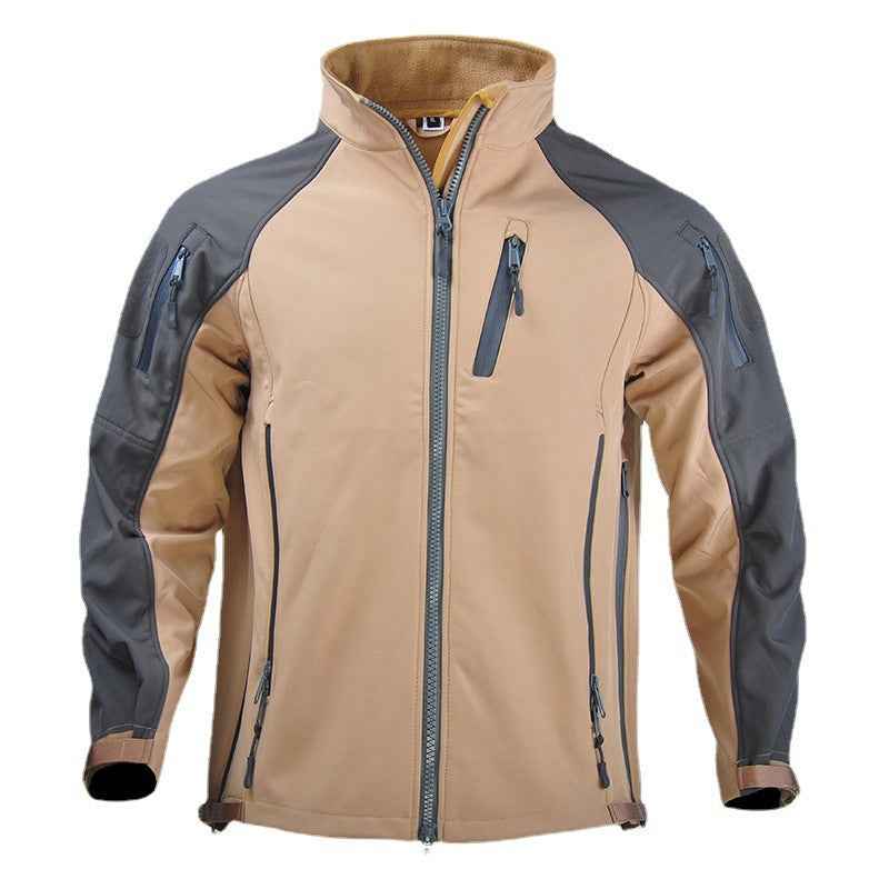 Men's Waterproof Tactical Softshell Jacket for Fall/Winter