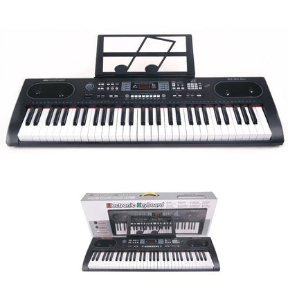 61 Keys Electronic KEYBOARD Piano with Microphone Piano dealonline.co.nz
