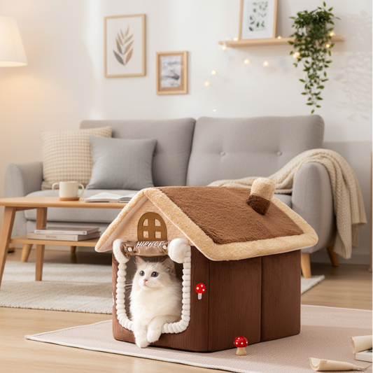 Cat House for Indoor Cats Large Washable Cat Cave dealonline.co.nz