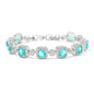 Adjustable full diamond bracelet for women