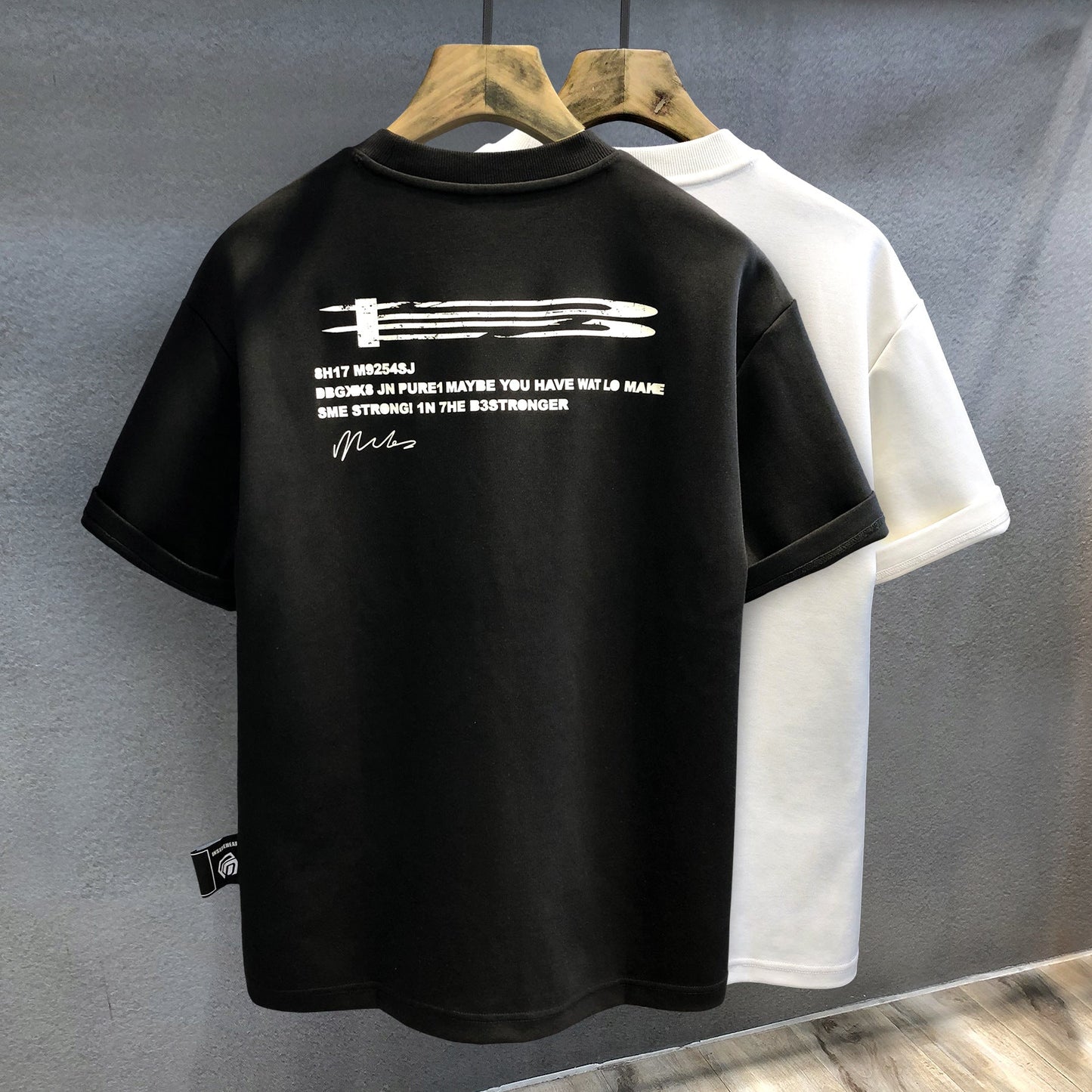 American half-sleeve T-shirt for men