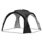 Beige ECOTREK party tent canopy with UPF50+ sun protection, measuring 320x320x205 cm, suitable for family outdoor events.