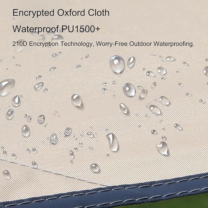 Green square ECOTREK waterproof outdoor canopy sun shade sail over garden patio, providing shade for outdoor parties and gatherings.