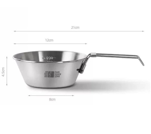 ECOTREK Sierra Bowls Set outdoor camping cookware with four durable bowls for outdoor dining and camping adventures.