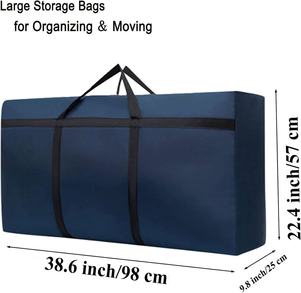 Extra Large Heavy-Duty Storage Bag by ECOTREK, 150L capacity, durable and spacious for organizing bulky items.