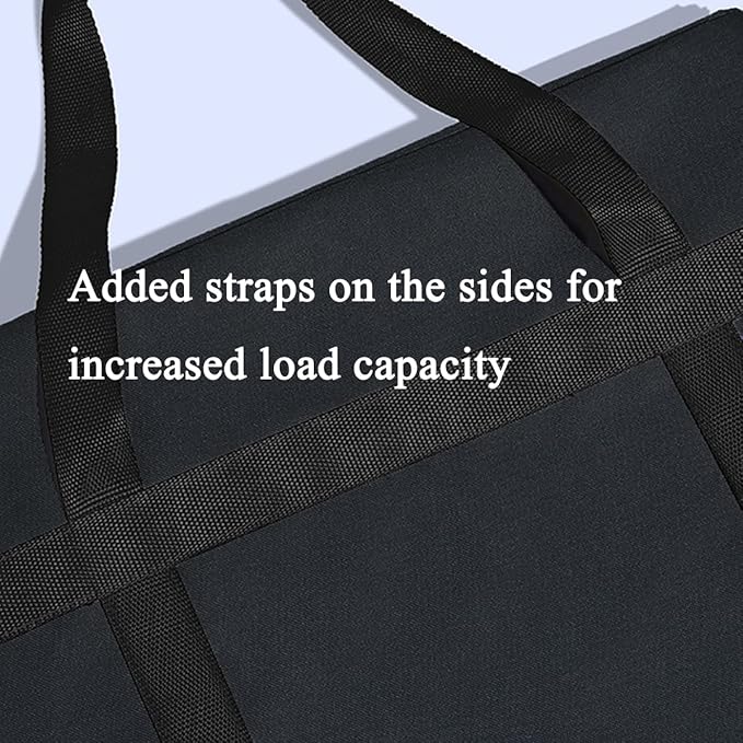 Extra large ECOTREK heavy-duty storage bag in black, 230L capacity, durable and spacious for household or outdoor use.