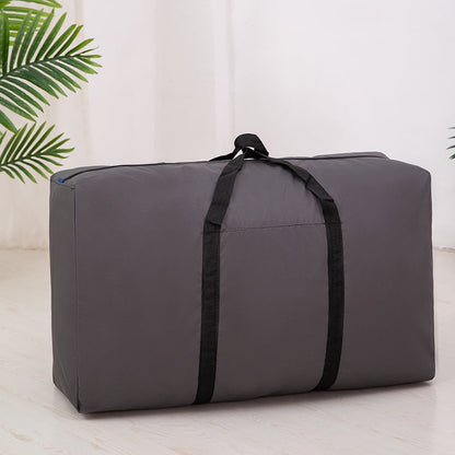 Foldable ECOTREK large 100L storage bag for travel or home use, made of durable material with handles for easy carrying.