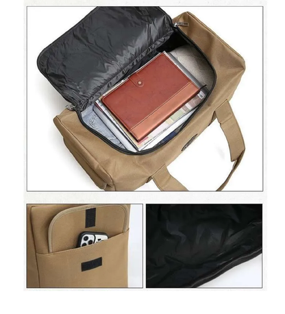 Black ECOTREK small outdoor travel and camping gear storage bag, 40L capacity, with multiple sizes available.