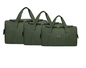 Black ECOTREK small 40L outdoor travel and camping gear storage bag, compact and durable for outdoor adventures.
