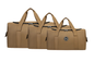 Black ECOTREK small outdoor travel and camping gear storage bag, 40L capacity, perfect for camping and hiking gear.