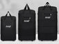 ECOTREK high-capacity foldable storage bag with wheels, airline-checked luggage, durable and spacious for travel storage needs.