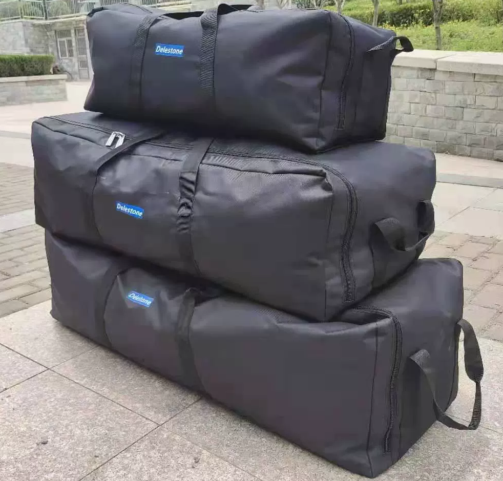 Large waterproof outdoor storage bag by ECOTREK for camping and travel, showing its durable, spacious design for outdoor gear.