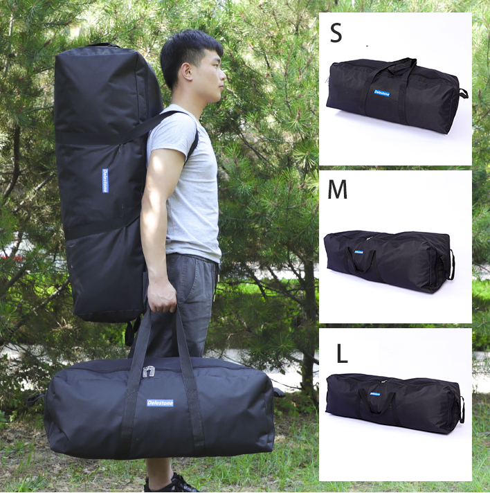 ECOTREK outdoor waterproof storage camping bag with large capacity for travel and camping, shown in a compact, durable design.