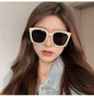 ECOTREK polarized square sunglasses for women with brown frames and UV400 protection, featuring retro fashion style.