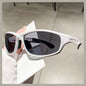 ECOTREK Sports polarized sunglasses in silver, lightweight outdoor shades for running, cycling, and driving.