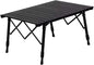 ECOTREK aluminium height-adjustable camping table with 89cm height, portable outdoor table suitable for outdoor activities and camping.