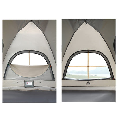 Large ECOTREK waterproof camping tent with automatic pop-up design, ideal for outdoor camping and quick setup.