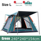 ECOTREK automatic pop-up camping tent set up outdoors, lightweight and easy to assemble for camping trips.