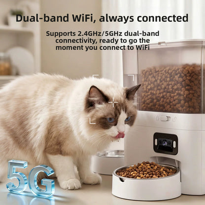 PawTime Duo Automatic Pet Feeder & Water Station