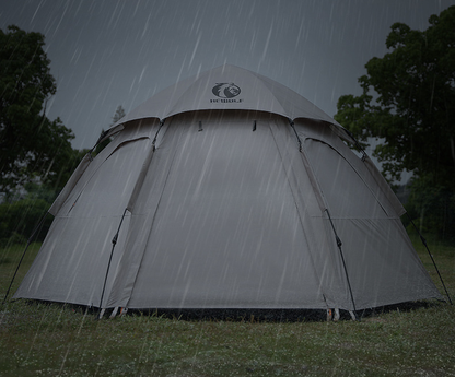 Large Hexagon Double-Layer Waterproof Camping Tent ECOTREK