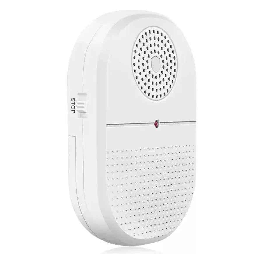 Wireless caregiver pager with pressure sensor mat from Eldertech, bed exit alarm system, alerts caregivers when patients leave bed.