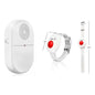Eldertech wireless caregiver alert pager with SOS call button watch, designed for emergency communication and assistance.