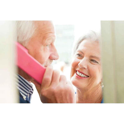Eldertech telephone ringer call signaler with a compact device and alert indicator for easy phone call notifications.
