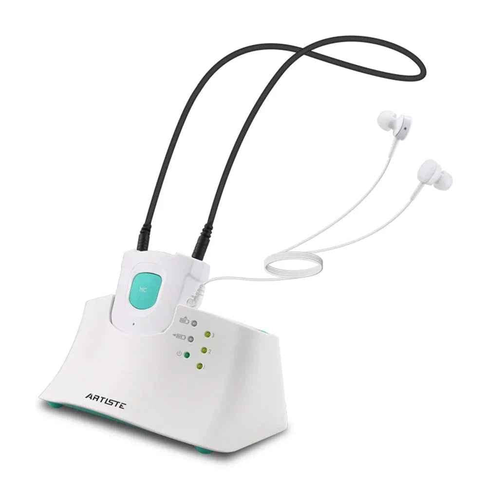 Eldertech Wireless Neckloop Headphone for Hearing Aids, induction style, designed for TV listening with clear sound quality.