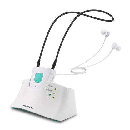 Eldertech Wireless Neckloop Headphone for Hearing Aids, induction style, designed for TV listening with clear sound quality.