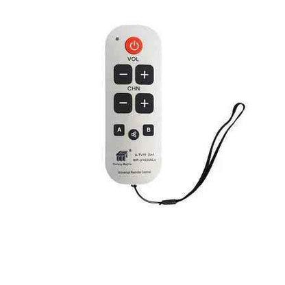 Eldertech Big Button Universal TV Remote for Seniors with large, easy-to-press buttons and simple control layout.
