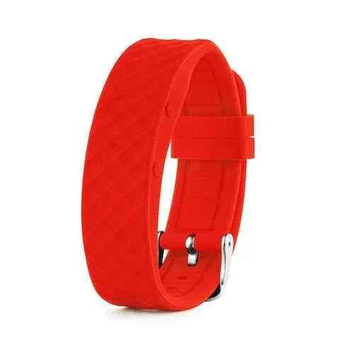 Black Eldertech VibraTime watch strap for vibrating watches, designed for comfort and a secure fit.