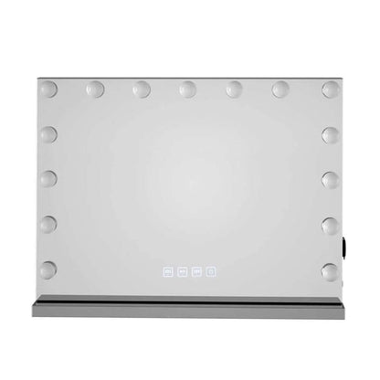 Embellir Bluetooth Makeup Mirror 58x46cm Hollywood Vanity with LED Light Wall.