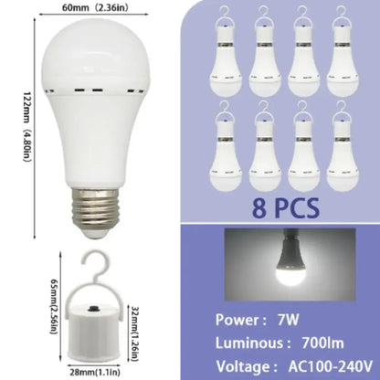 Emergency Light Bulb – Cool White, 1500mAh, 7W Habicare