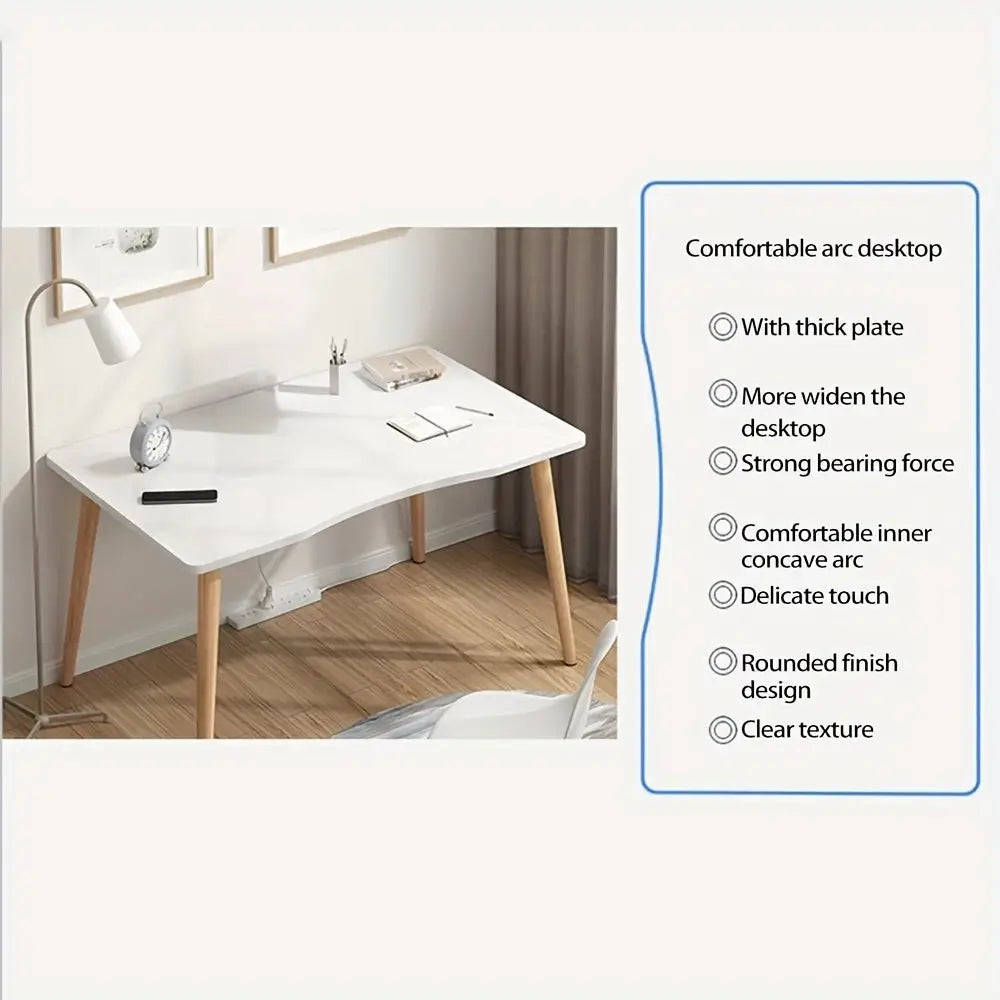 Ergonomic Office Desk with Rounded Corners Habicare