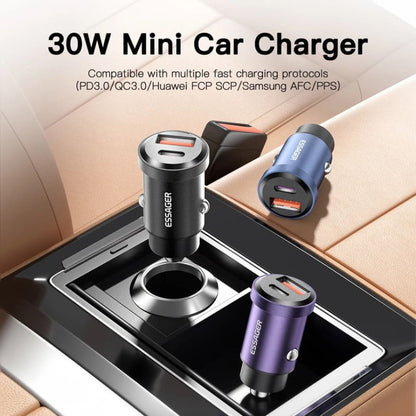 Essager Car Charger (Type C & USB Port) 9eight5